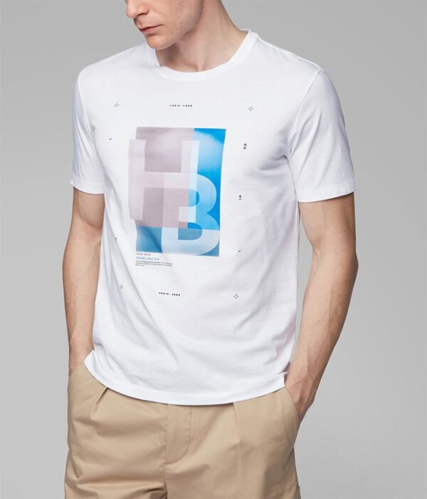 HB White Oversized Tee - Image 2