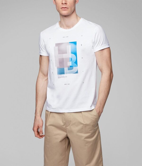 HB White Oversized Tee - Image 3